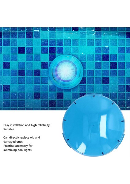 7.5 Inç Sualtı Havuz Işık Lens Kapağı Evrensel Lamba Değiştirme Snap-On Akvaryum Işığı Havuz ve Spa Açık Mavi (Yurt Dışından) fiyatları