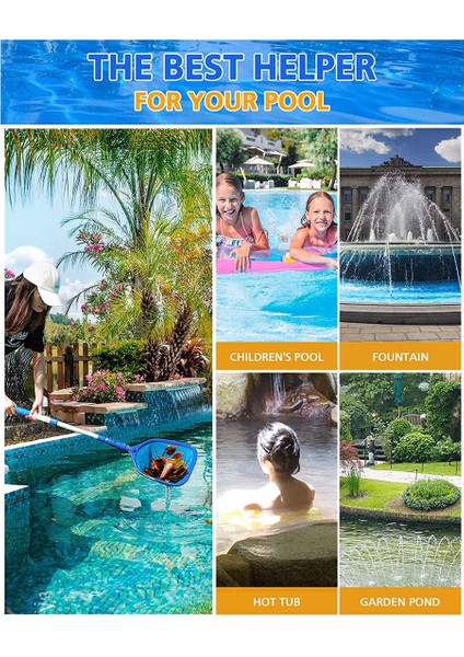 Havuz Skimmer Ağı, 1-1 / 4 Inç Kutup Için, Havuz Temizleme, Spalar, Göletler ve Çocuklar Için Şişme Havuz B (Yurt Dışından) indirimleri