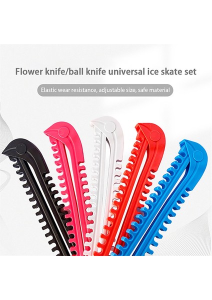 1 Çift Buz Pateni Paten Bıçakları Koruyucu Ayakkabı Koruyucuları Pratik Kılıflar Ayarlanabilir Koruyucu Kılıf Bıçak Kılıfı-Mavi (Yurt Dışından) fiyatları