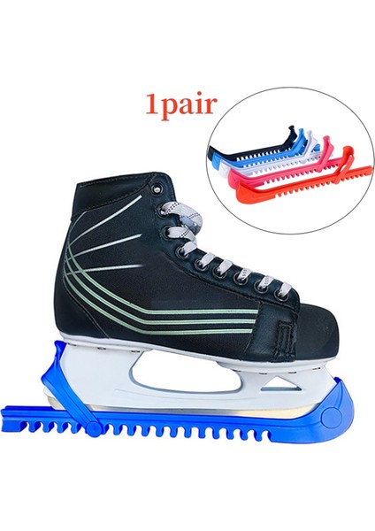 1 Çift Buz Pateni Paten Bıçakları Koruyucu Ayakkabı Koruyucuları Pratik Kılıflar Ayarlanabilir Koruyucu Kılıf Bıçak Kılıfı-Mavi (Yurt Dışından) modelleri