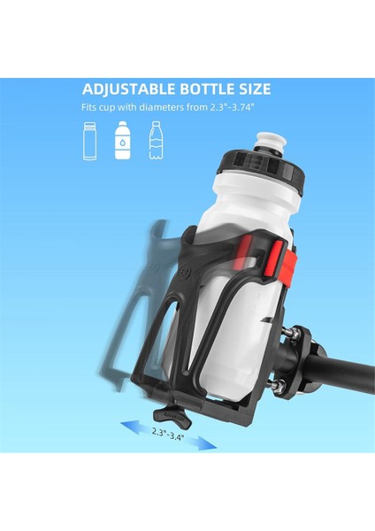 Rockbros Bisiklet Su Şişesi Tutucu Bisiklet Bardak Tutucu Motosiklet Bardak Tutucu, Gidona Uygun Şişe Boyutu Ayarlanabilir, Çerçeve Yeşil (Yurt Dışından) modelleri