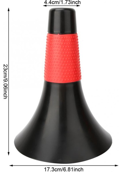 Futbol Eğitim Konisi Futbol Bariyeri Basketbol Eğitim Logosu Varil Açık Futbol Basketbol Konileri Siyah ve Kırmızı (Yurt Dışından) fırsatları