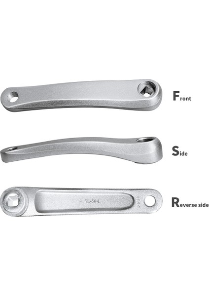 170MM Krank Kolu Dağ Bisikleti Sol Yan Krank Kare Delik Aynakol Kolu Parçası Yedek Gümüş (Yurt Dışından) fiyatları