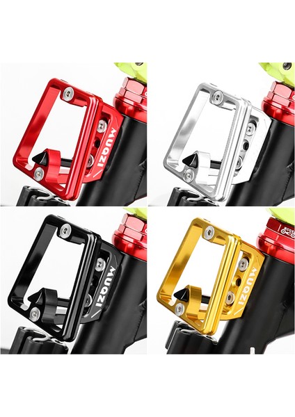 Muqzı Brompton Ön Taşıyıcı Çanta Taşıyıcı Bloğu 3 Delikli Ön Taşıyıcı Adaptör Braketi Brompton Dahon Katlanır Bisiklet Için, Siyah (Yurt Dışından) modelleri