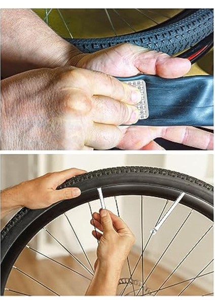 Kare Bisiklet Lastiği Yama Yapıştırıcısız Lastik Yama Bisiklet Taşınabilir Hızlı Lastik Yama Aracı Bisiklet Ekipmanları Lastik Yama (Yurt Dışından) fırsatları