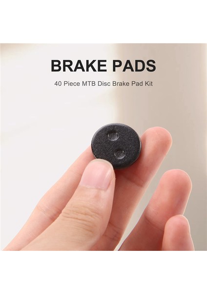 40 Adet Mtb Disk Fren Balataları Kiti Xiaomi Mijia M365 Scooter Kaykay Kaliper M365 Dağ Bisikleti Bisiklet (Yurt Dışından) indirimleri