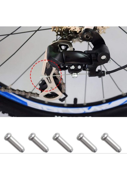 150 Adet Kablo Ucu Fren Kablo Kapağı, Alüminyum Dağ Bisikleti Fren Kablo Kapağı Uç Uçları Sıkma (Yurt Dışından) fiyatları