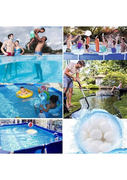 Havuz Filtresi Topları Havuz Temizleme Topları Yüzme Havuzu Temizleme Ekipmanı Filtresi Su Arıtma Fiber Topu 500G (Yurt Dışından) indirimleri