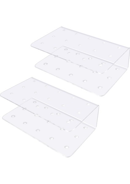 Düğün ve Doğum Günü Partileri Için 2 Adet 15 Delikli Akrilik Şeffaf Lolipop Standı (Yurt Dışından)