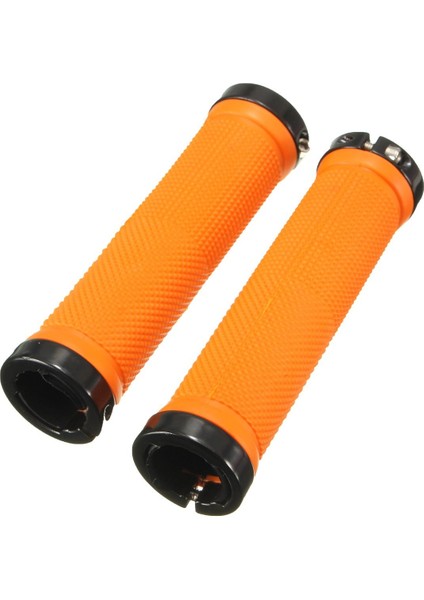 1 Çift Bisiklet Kolu Kavrama Mtb Bmx Bisiklet Gidon Sapları Turuncu (Yurt Dışından)