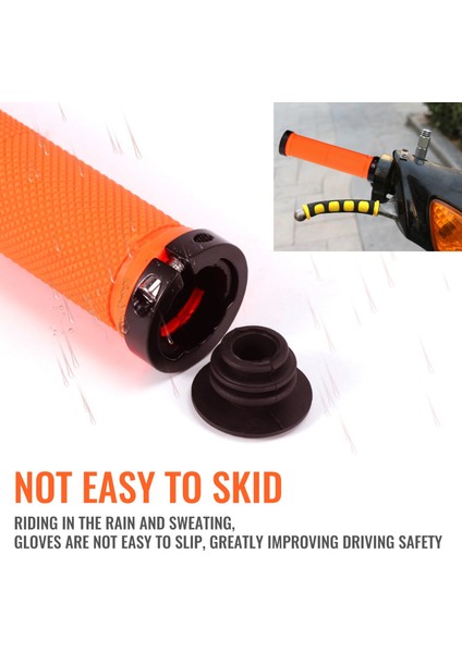 1 Çift Bisiklet Kolu Kavrama Mtb Bmx Bisiklet Gidon Sapları Turuncu (Yurt Dışından) indirimleri