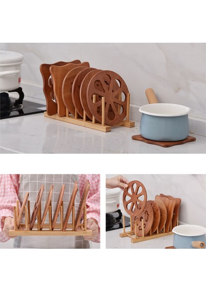 2 Adet Bambu Tabak Tabak Kase Dak Kitap Tencere Kapak Kesme Tahtası Kurutma Rafı Standı Süzgeç Depolama Tutucu Düzenleyici Bulaşık Rafı (Yurt Dışından) modelleri