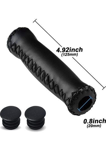 Bisiklet Gidon Sapları, El Dikişli Retro Bisiklet Sapları, Çoğu 22,2mm (7/8 Inç) Bisiklet Gidon Için, Siyah (Yurt Dışından) indirimleri