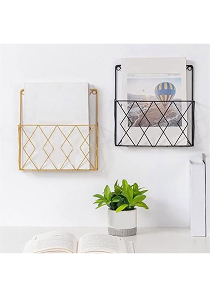 Duvara Monte Kitaplık Kapı Askılı Düzenleyiciler Duvar Dergi Kitap Rafları Askılı Duvar Dosyaları Tel Duvar Kitap Rafı-B (Yurt Dışından) modelleri