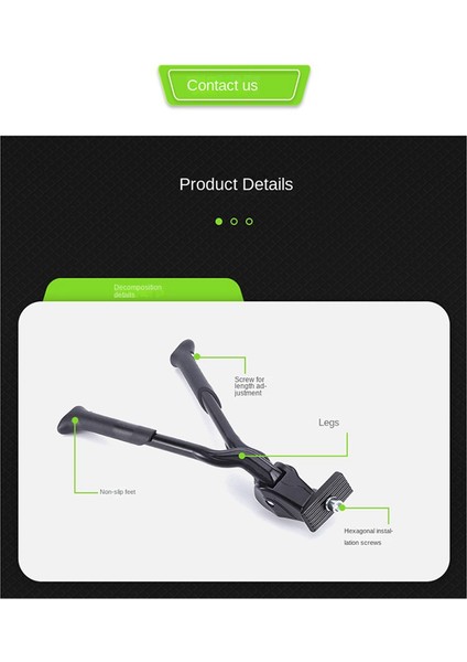 24 29 Inç Çift Merkezi Kickstand Yol Dağ Bisikleti Ayak Desteği Park Raf Braketi Ayarlanabilir Alüminyum Alaşımlı (Yurt Dışından) indirimleri