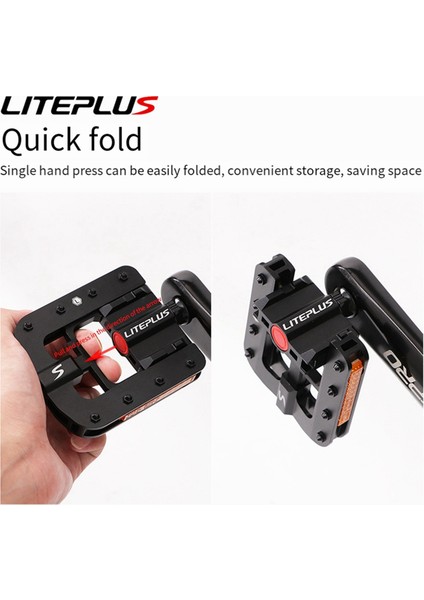 Liteplus Alüminyum Alaşımlı Bisiklet Katlanır Pedallar Kaymaz Windward Küçük Tekerlek Katlanır Bisiklet Pedalları Bisiklet Aksesuarları,c (Yurt Dışından)