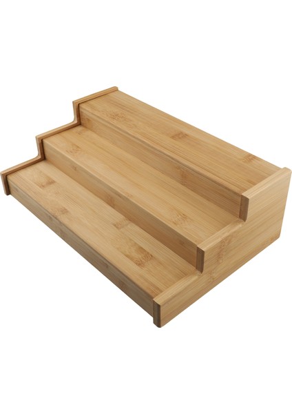 3 Katlı Genişletilemeyen Bambu Baharat Rafı Basamaklı Raf Dolap Düzenleyici (Yurt Dışından) fiyatları