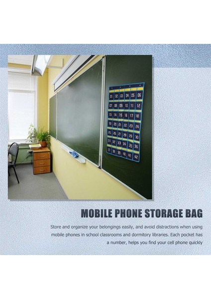 42 Numaralı Cepler Grafik Cep Telefonu Asılı Organizatör Asılı Saklama Çantası Sınıf Hesap Makinesi Cep Telefonu Tutucular (Yurt Dışından) fiyatları
