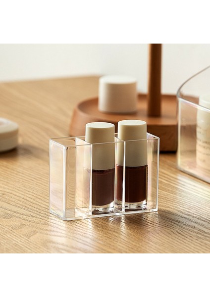 Makyaj Fırçaları Tutucu, Makyaj Organizatör Küçük Vanity Tepsi Saklama Kutusu, Ruj, Kalem, Losyon Için Kozmetik Vitrin (Yurt Dışından) fiyatları