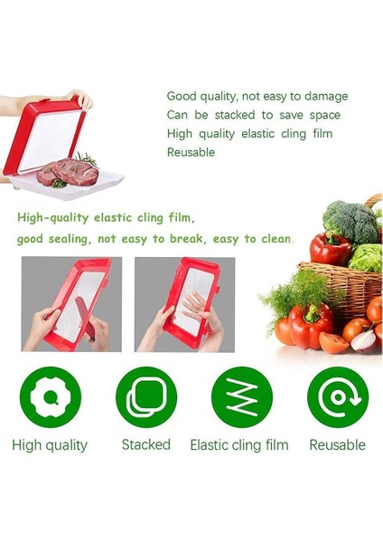 Gıda Plastik Taze Tutma Tepsisi Istiflenebilir Gıda Tepsisi Tekrar Kullanılabilir Yaratıcı Gıda Taze Tutma Tepsisi (Yurt Dışından) indirimleri