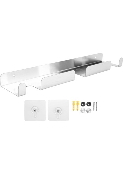 Pizza Küreği Duvar Rafı Fırçalanmış Paslanmaz Çelik Pizza Kabuğu Raf Duvara Monte Askı Ağır Hizmet Tipi Pizza Küreği Tutucu (Yurt Dışından) fiyatları