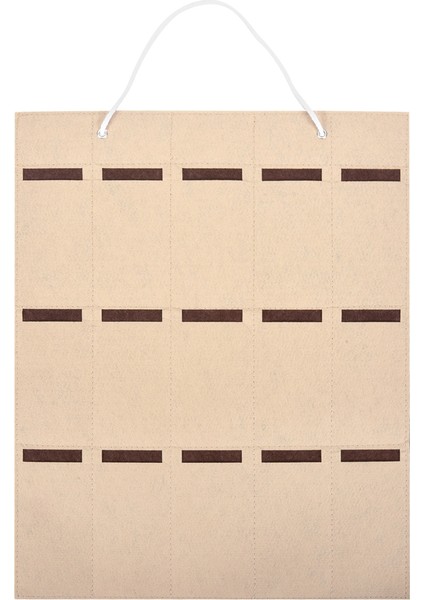 Gözlük Organizatör Güneş Gözlüğü Organizatör Depolama Asılı Çanta Güneş Gözlüğü Gözlük Ekran Duvar Montaj Organizatör 15 Yuva Gözlük Tutucu Bej + Kahverengi (Yurt Dışından)