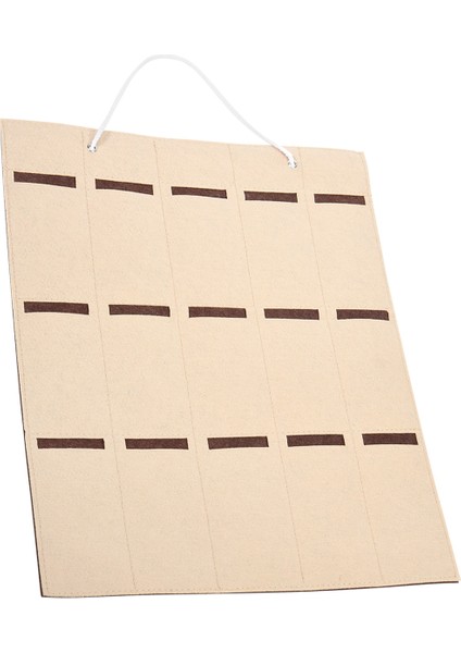 Gözlük Organizatör Güneş Gözlüğü Organizatör Depolama Asılı Çanta Güneş Gözlüğü Gözlük Ekran Duvar Montaj Organizatör 15 Yuva Gözlük Tutucu Bej + Kahverengi (Yurt Dışından) modelleri