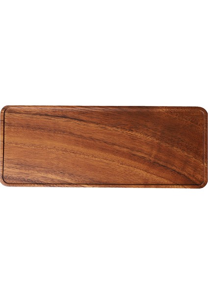 Akasya Ahşap Tepsi, Masif Ahşap Ikindi Çayı Tepsisi, Meyve Tepsisi, Kahve Dükkanı Basit Aperatif Tepsisi (Yurt Dışından)