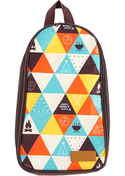 Taşınabilir Tencere Çantası Etnik Stil Saklama Çantası Çatal Seti Piknik Çantası C (Yurt Dışından)