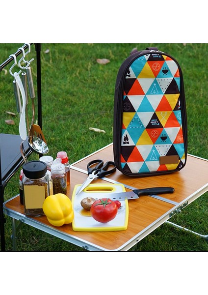 Taşınabilir Tencere Çantası Etnik Stil Saklama Çantası Çatal Seti Piknik Çantası C (Yurt Dışından) fırsatları