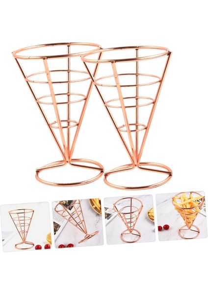 4 Adet Mutfak Parti Tutucu Tel Standı Tavuk Ekran Metal Koni Kızarmış Kızartma Rafları (Yurt Dışından) modelleri