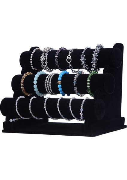 3 Katlı Raflı Bilezik Tutucu Mücevher Depolama Rafı Bilezik Sergileme Standı Saatler Bilezikler Scrunchie Için Düzenleyici (Yurt Dışından) fiyatları