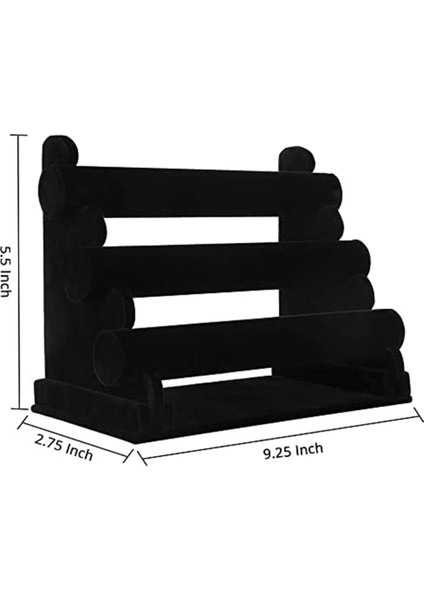 3 Katlı Raflı Bilezik Tutucu Mücevher Depolama Rafı Bilezik Sergileme Standı Saatler Bilezikler Scrunchie Için Düzenleyici (Yurt Dışından) modelleri