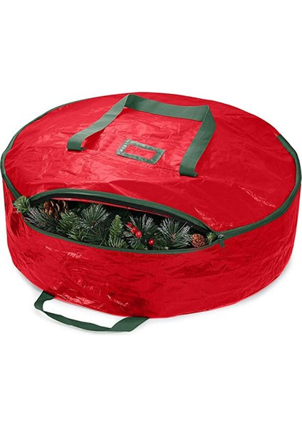 Yuvarlak Noel Ağacı Saklama Çantası Toz Geçirmez Kapak Korumak Su Geçirmez Büyük Kapasiteli Yorgan Elbise Depo Saklama Çantası, B (Yurt Dışından) fırsatları