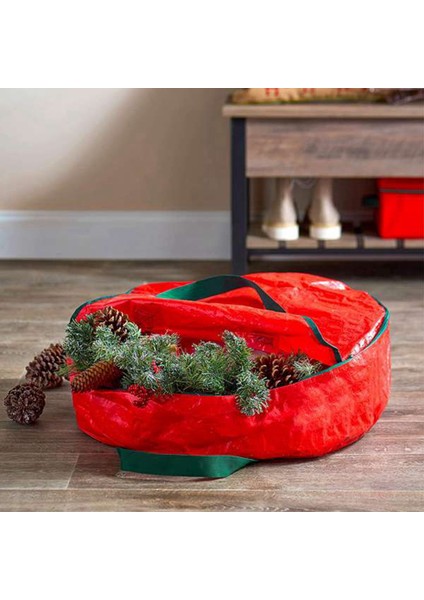 Yuvarlak Noel Ağacı Saklama Çantası Toz Geçirmez Kapak Korumak Su Geçirmez Büyük Kapasiteli Yorgan Elbise Depo Saklama Çantası, B (Yurt Dışından) indirimleri