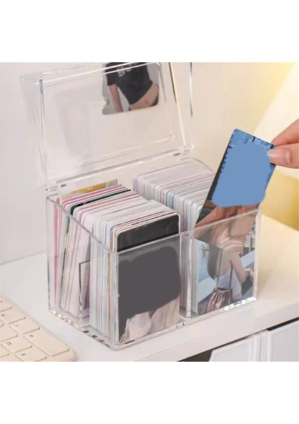 3 Adet Fotoğraf Kartı Kutusu Şeffaf Idol Fotoğraf Kartı Kutusu 3 Inç Kart Saklama Kutusu Plastik Saklama Kutusu Okul Kırtasiye (Yurt Dışından) indirimleri