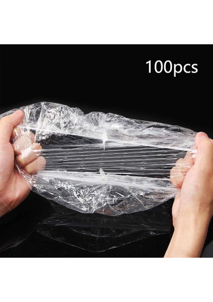 100 Adet Kullanımlık Gıda Taze Tutmak Depolama Kapakları Elastik Şeffaf Kase Kapakları Bulaşık Plastik Kapaklar Aile Açık Piknik Için (Yurt Dışından) indirimleri