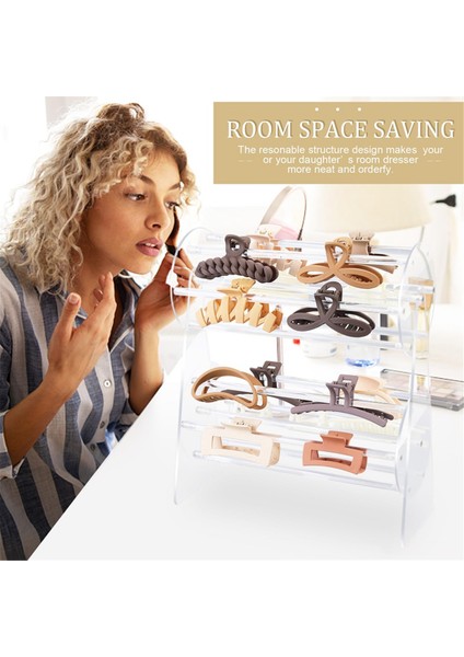 Akrilik Pençe Klip Organizatör Tutucu, 360 Derece Dönen Pençe Klip Tutucu ve Depolama, Saç Tokası Organizatör Ekranı (Yurt Dışından) indirimleri