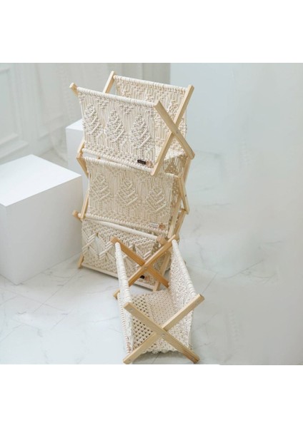 Iskandinav Pamuk Halat Dokuma Depolama Rafı Dergi Rafı Yaratıcı Masaüstü Dergi Rafı Zemin Rafı Bohem Tarzı (Yurt Dışından) modelleri