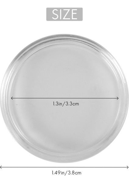 10 Adet Küçük Yuvarlak Şeffaf Plastik Para Kapsül Kutusu 33MM (Yurt Dışından) fırsatları