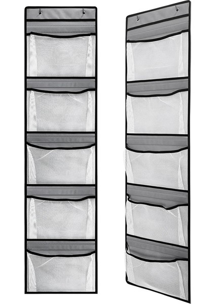 Kapı Üstü Düzenleyici 5 Cepli Katlanabilir Askılı Dolap Depolama Temel Eşyalar Çeşitli Doldurulmuş Hayvan Depolama (Yurt Dışından)