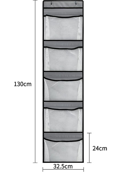Kapı Üstü Düzenleyici 5 Cepli Katlanabilir Askılı Dolap Depolama Temel Eşyalar Çeşitli Doldurulmuş Hayvan Depolama (Yurt Dışından) fiyatları
