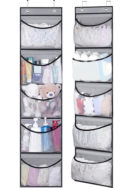 Kapı Üstü Düzenleyici 5 Cepli Katlanabilir Askılı Dolap Depolama Temel Eşyalar Çeşitli Doldurulmuş Hayvan Depolama (Yurt Dışından) modelleri