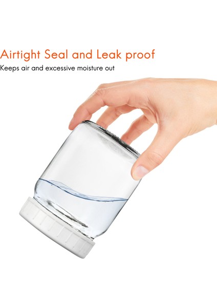 16 Paket Geniş Ağızlı Kavanoz Kapakları, Konserve Kavanozları Için Plastik Saklama Kapakları, Sızdırmaz ve Çizilmeye Karşı Dayanıklı Yüzey (Yurt Dışından) indirimleri