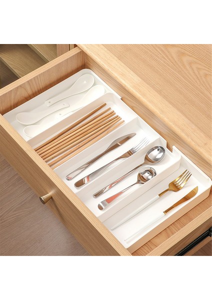 Mutfak Çekmecesi Sofra Takımı Organizasyon Çerçevesi Ayarlanabilir Pişirme Sofra Takımı Tepsisi Plastik Sofra Takımı Çubuk Rafı (Yurt Dışından) fiyatları