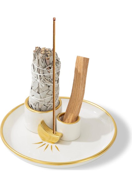 4'ü 1 Arada Tütsülük, Adaçayı Yakmak Için Tütsü Brülörü, Tütsü Çubuğu, Tütsü Kabı, Tütsü Kül Tutucu (Yurt Dışından) modelleri