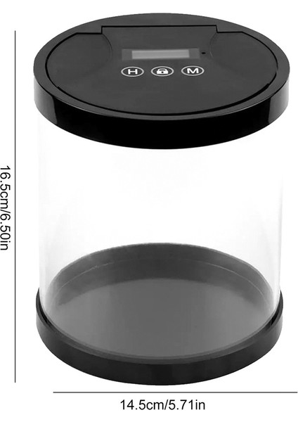 Zaman Kilit Kutusu Zamanlayıcı Kilit Konteyner Çok Fonksiyonlu Zaman Kilit Kutusu Kutusu Oyuncaklar Cep Telefonları Için Pil Yok Beyaz (Yurt Dışından)