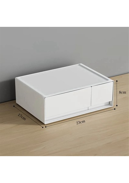 Yığılabilir Masaüstü Düzenleyici Büyük Kapasiteli Çekmece Saklama Kutusu Okul Kırtasiye Çeşitli Eşyalar Düzenleyici, 1 Çekmece (Yurt Dışından) fiyatları