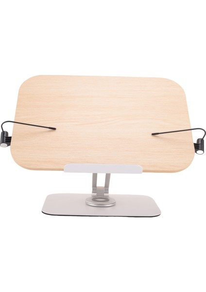 Okuma Için Kitap Standı, 360° Dönebilen Taban ve Sayfa Klipsli Ayarlanabilir Braket, Katlanabilir Masaüstü (Yurt Dışından) fırsatları