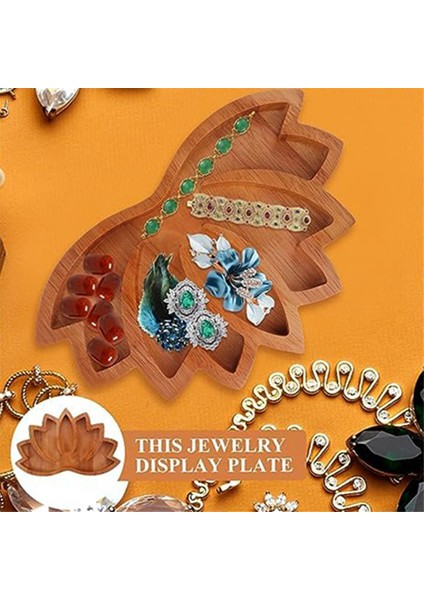 Adet Ahşap Lotus Şeklinde Kristal Sergileme Tepsisi Retro Mücevher Esansiyel Yağı Kristal Saklama Tepsisi (Yurt Dışından) fırsatları
